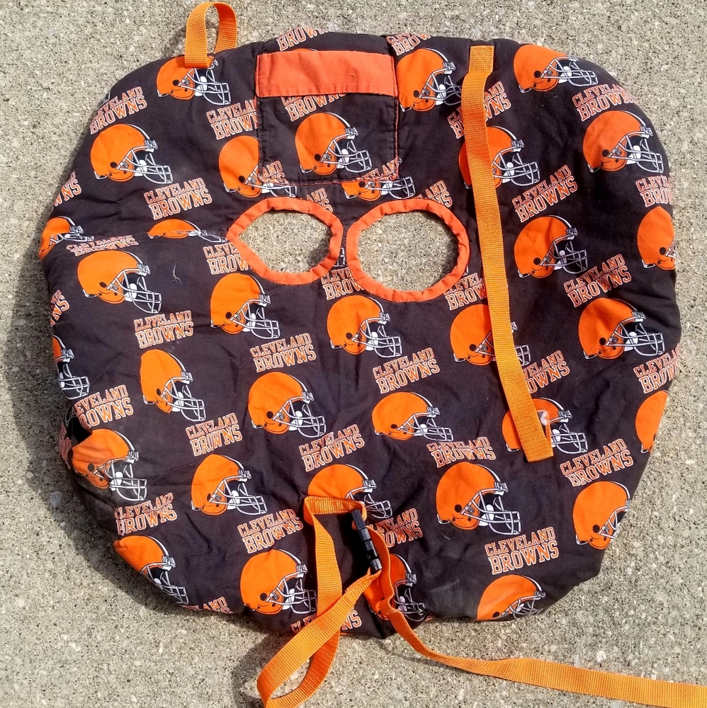 Handmade Cleveland Browns cart cover